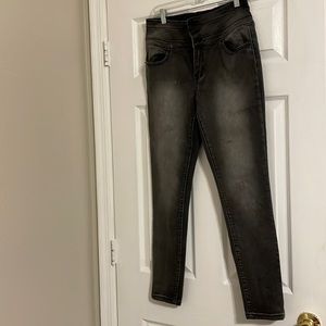 Size 11 black faded jeans
